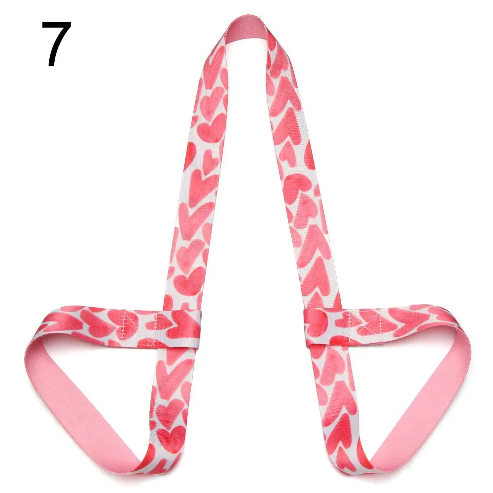 Multicolor Sports Accessories Fitness Exercise Stretch Carry Straps Yoga Belt Sport Sling Shoulder Yoga Mat Strap Belts