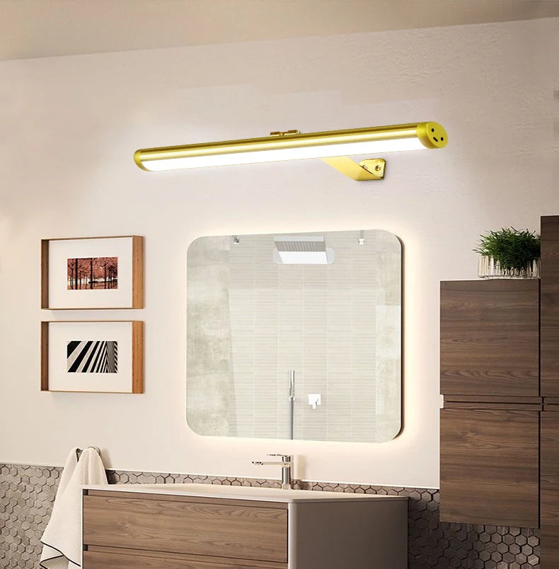 Bathroom Vanity Light Led Wall Lamp Aluminum 45cm Indoor Modern Black Wall Sconces Mirror Wall Light Painting Picture Light