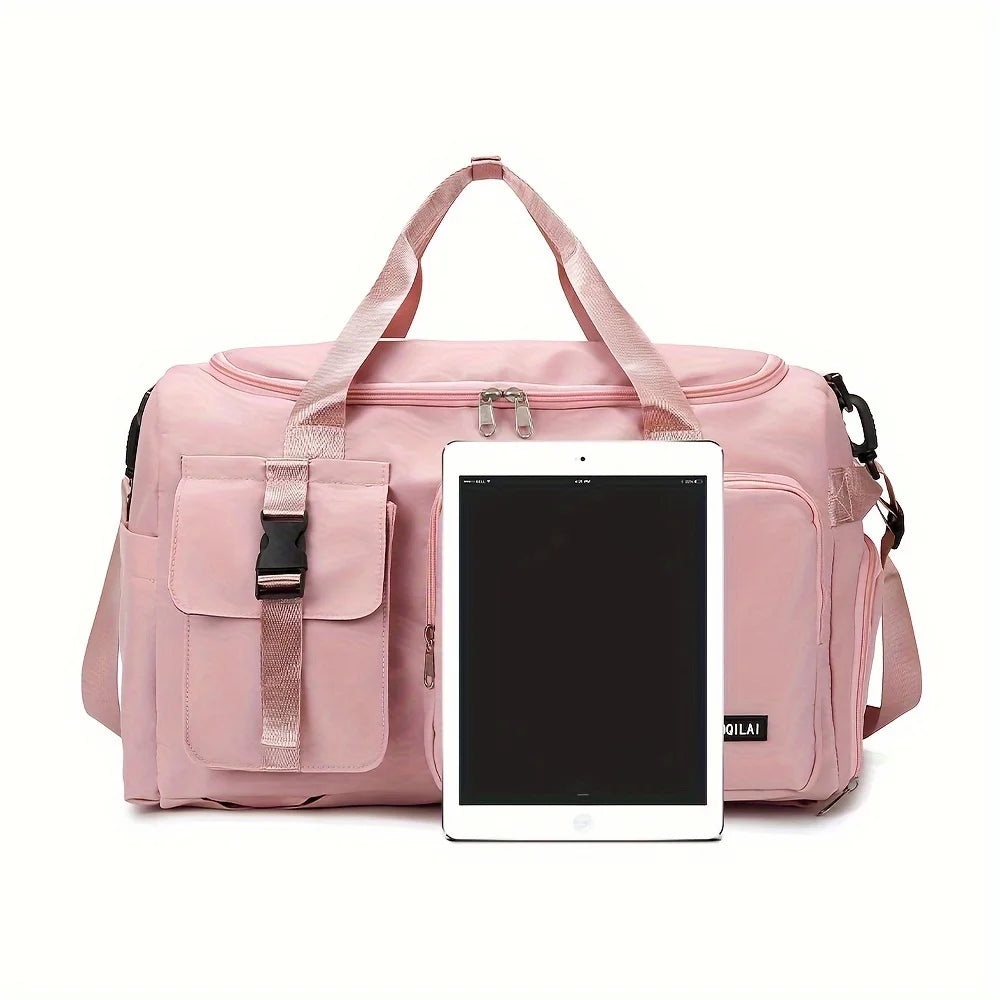 Travel Bag Large Capacity Dry and Wet Separation Student Portable Luggage Travel Storage Bag Fitness Bag Training Bag