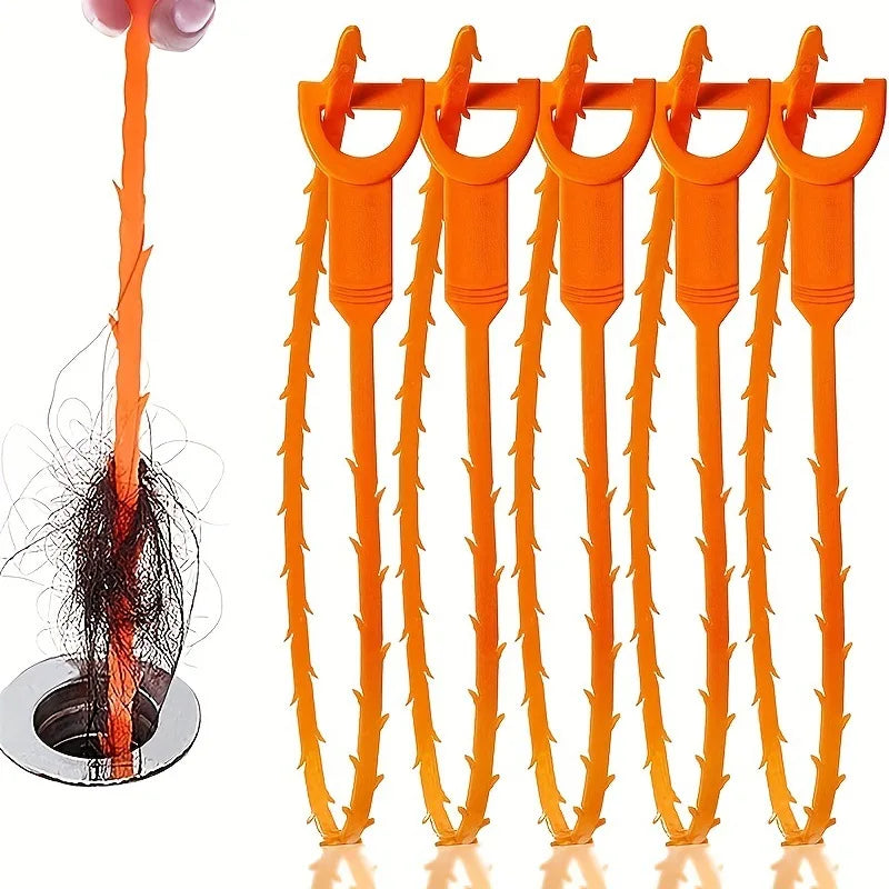 Household Pipe Unclog Drain Hair Cleaner Face Wash Sink Cleaning Brush Convenient for Quick Drain Tool