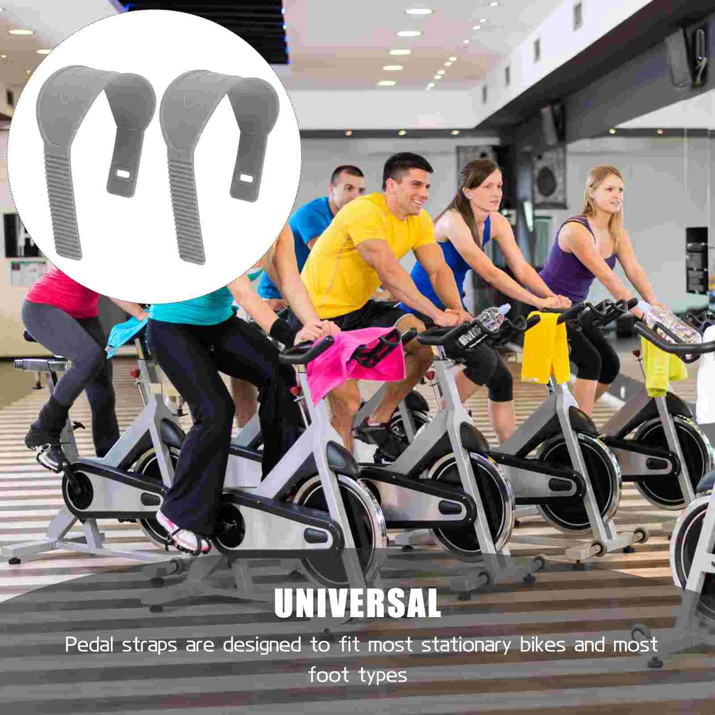 Straps Fitness Equipmentsss Toe Foot Footrest Clips Pedals Cycle Foot Bikes Cycling Gym Foot Clip Anti Universal