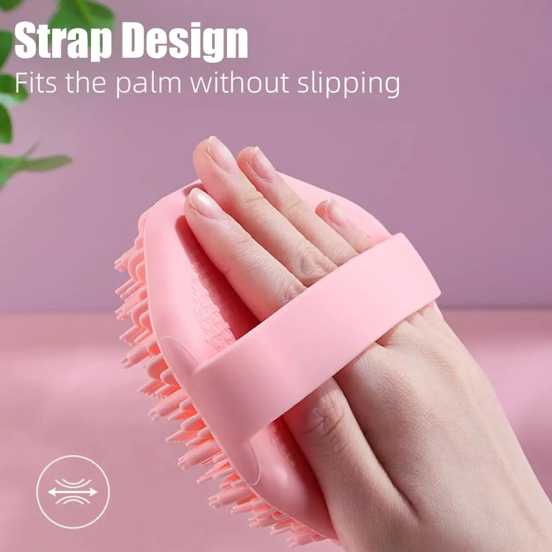 Scrub silicone body scrubber, Sensitive skin exfoliator Body scrubber, Body scrub, Shower silicone bath brush, charcoal