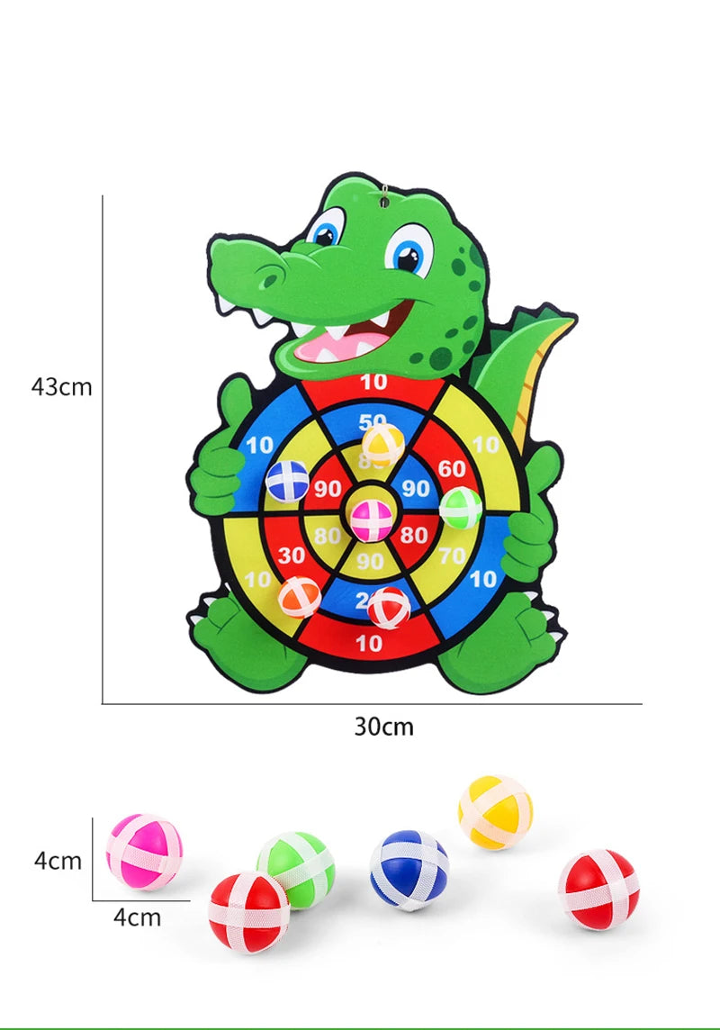 Educational Dart Board Games for Children Indoor Outdoor Party Play Games Kids Dartboard with Sticky Balls Sports Games For Kids
