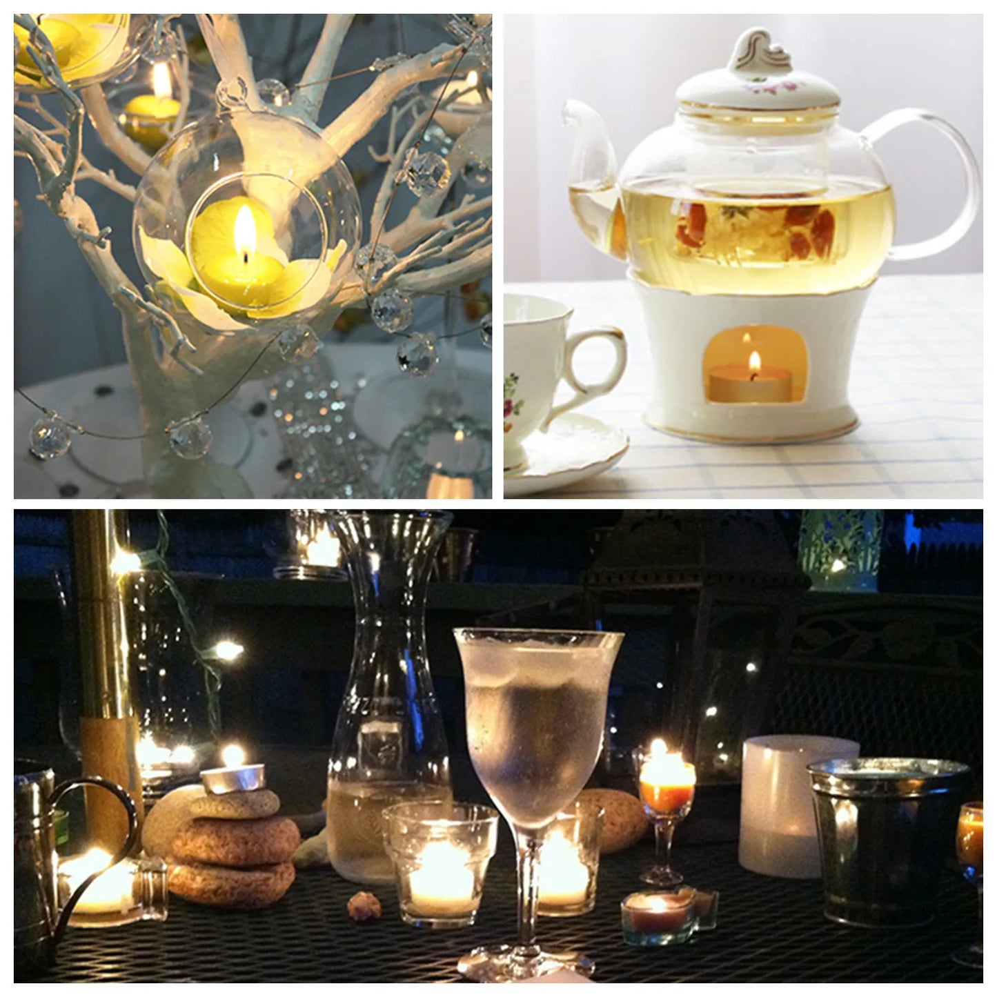 Pack Of 50 Citronella Scented Tea Light Scented Candle Against Insect Insect Candle Scented Light Romantic Wedding Accessories