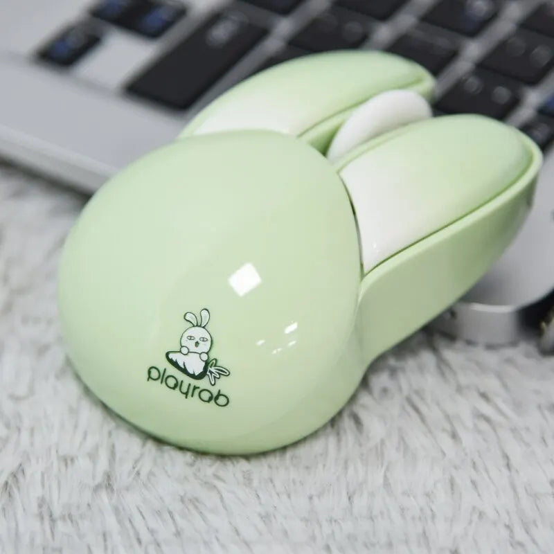 MOFII Wireless Silent Mouse, Cute Rabbit Design, 2.4 GHz USB Mini Receiver Optical Mouse for Laptop, PC, Computer, Notebook