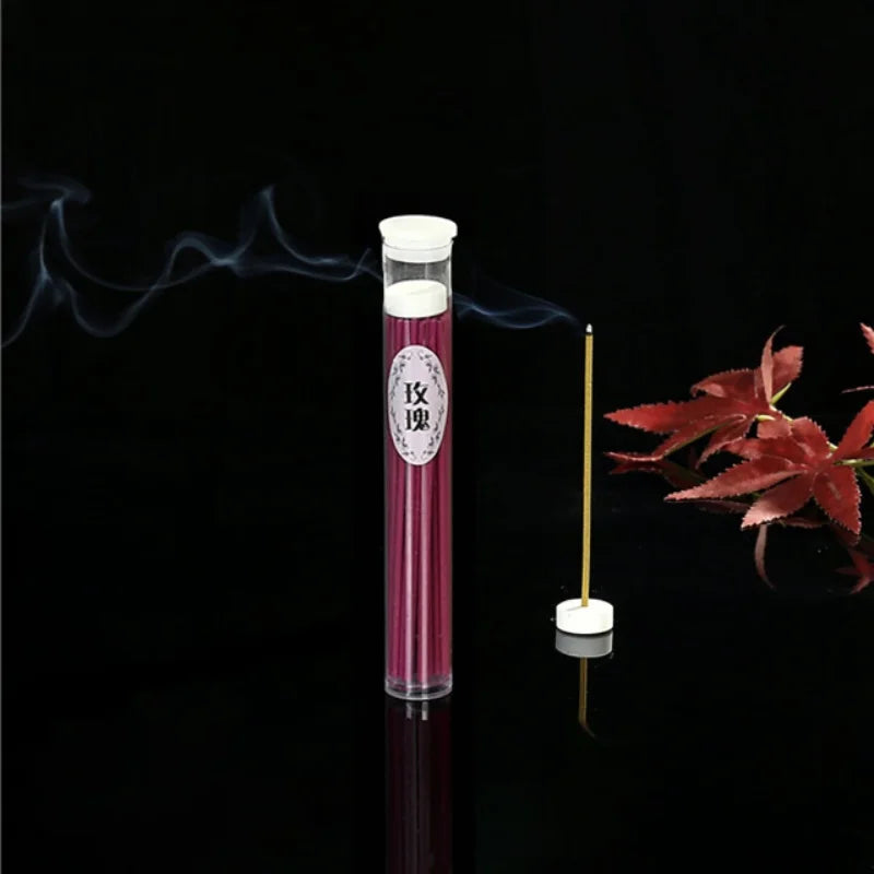 Scented Incense Sticks Rose Jasmine Lavender Scented Natural Wooden Aromatherapy for Yoga Meditation Relaxation Air Purification