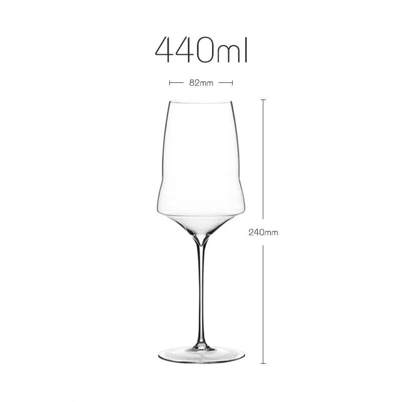 Thin Crystal White Wine Glass, Champagne Sweet, New Craft, Handmade, Not Bubble, Perfect Flawless Goblet