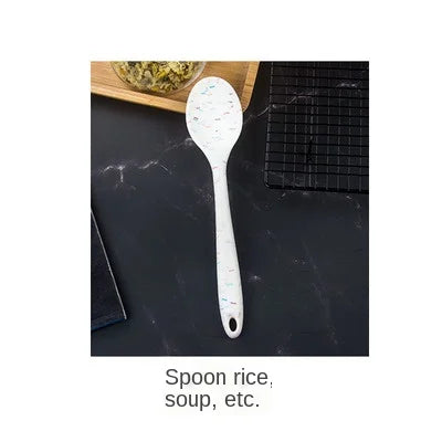 Kitchen Tools Non-stick Spatula Silicone Shovel Heat Resistant Cooking Ladel Colander Spoons Gadgets