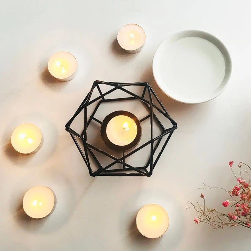 Aromatic Oil Burner, Geometric Ceramic Essential Oil Candle Holder Wax Melt Burner Warmer Melter fragrance for Home Office