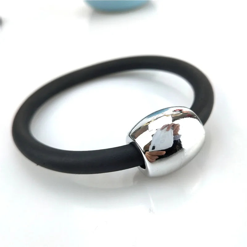 UKEBAY New Luxury Bead Bracelets Women Charm Bracelet Simple Handmade Bangles Rubber Jewelry Chains Fashion Girl Accessories