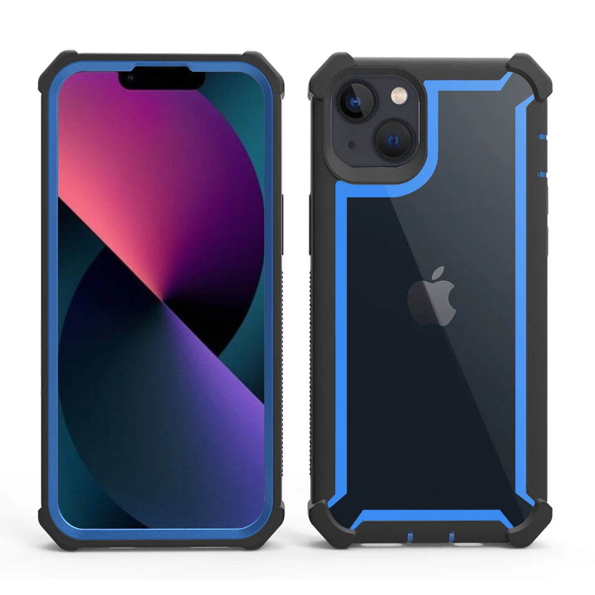 Transparent Phone Case For iPhone 15 14 13 12 11 16 Pro XS XR 7 8 Plus SE 2022 Hybrid Rugged Anti Shock Doom Armor Cover Cases