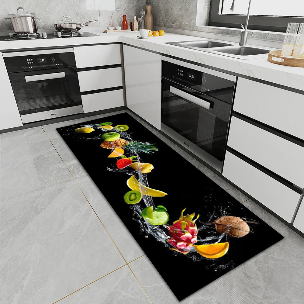 Kitchen Rug Durable Home Entrance Doormat High-end Kitchen Mats for Floor Waterproof House Hold Washable Non-slip Large Carpet