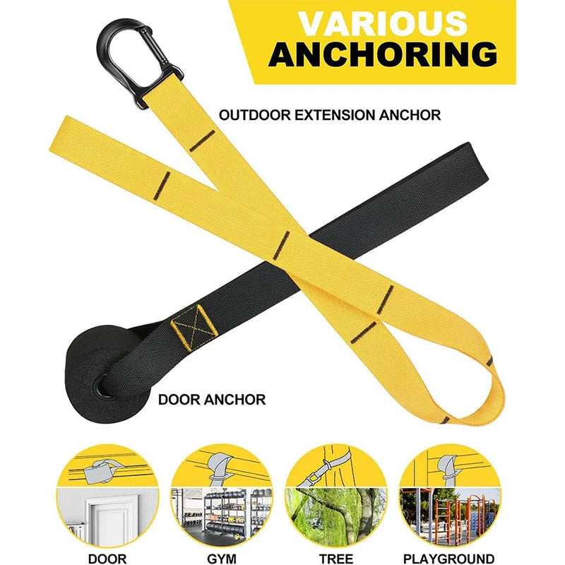 Hanging Training Strap Adjustable Fitness Band Chest Exercise Strap Resistance Training Home Gym Exercise Equipment Resistance