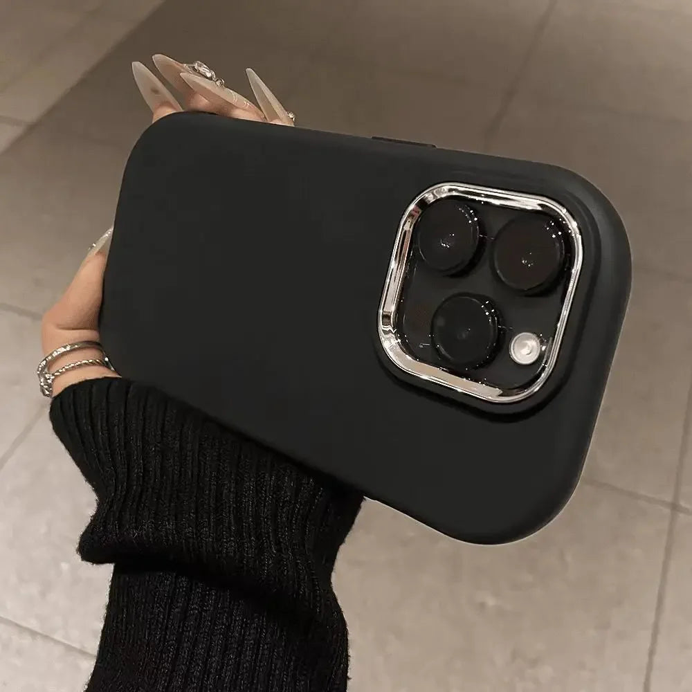 Fashion Soft Candy Silicone Phone Case For iPhone 16 11 12 13 14 15 Pro Max X Xs XR Max Shockproof Bumper Cases Cover
