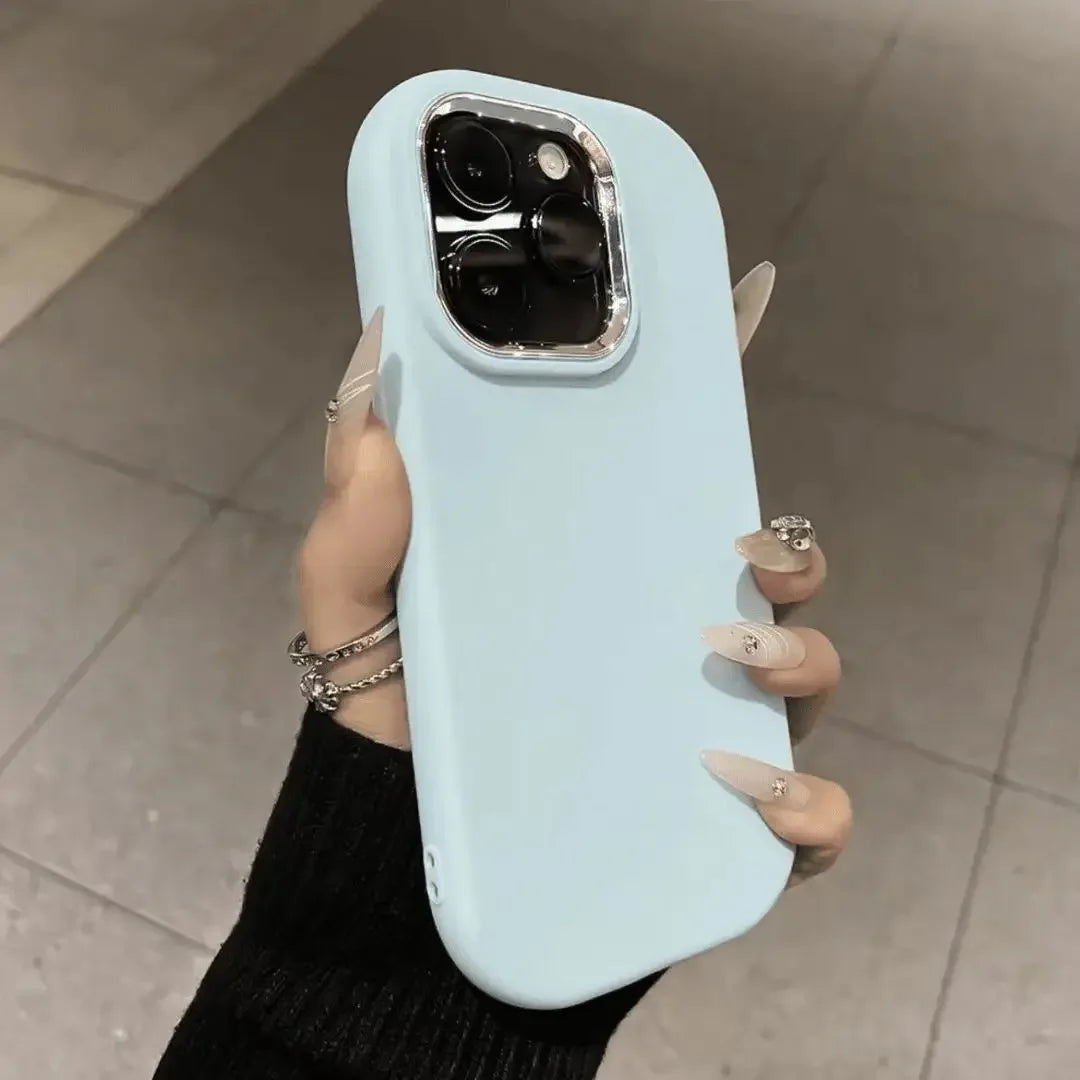 Fashion Soft Candy Silicone Phone Case For iPhone 16 11 12 13 14 15 Pro Max X Xs XR Max Shockproof Bumper Cases Cover