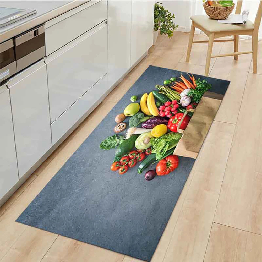 Kitchen Rug Durable Home Entrance Doormat High-end Kitchen Mats for Floor Waterproof House Hold Washable Non-slip Large Carpet