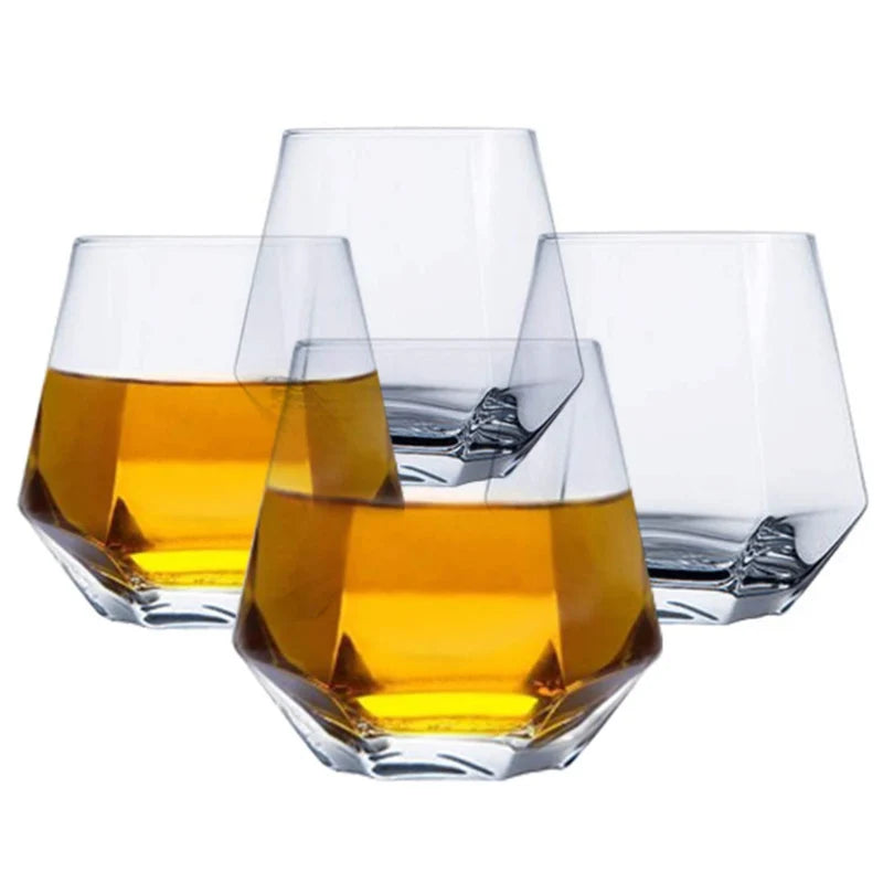 Plastic Spirits Stemless Wine Glasses for Red or White Wine (Set of 4)-12oz-14oz, Wine Tasting, Wedding, Anniversary, Party