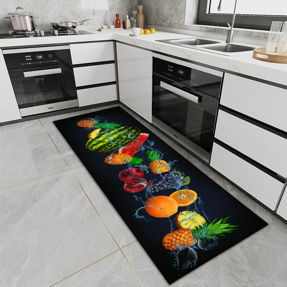 Kitchen Rug Durable Home Entrance Doormat High-end Kitchen Mats for Floor Waterproof House Hold Washable Non-slip Large Carpet