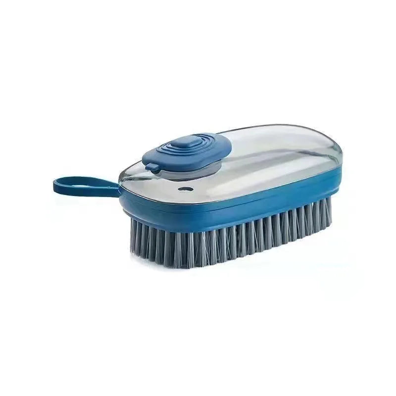 Household Automatic Liquid Washing Brush, Plastic Multifunctional Clothes Cleaning Brush Tool