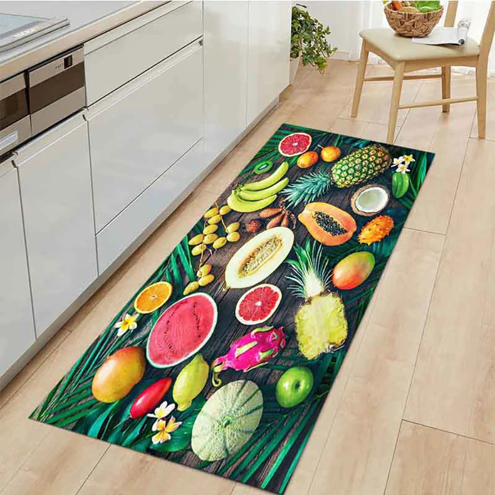 Kitchen Rug Durable Home Entrance Doormat High-end Kitchen Mats for Floor Waterproof House Hold Washable Non-slip Large Carpet