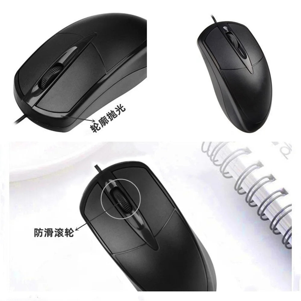 USB Interface Wired Mouse Gamer PC Notebook Desktop Computer Mouse Business Home Office General Mouse