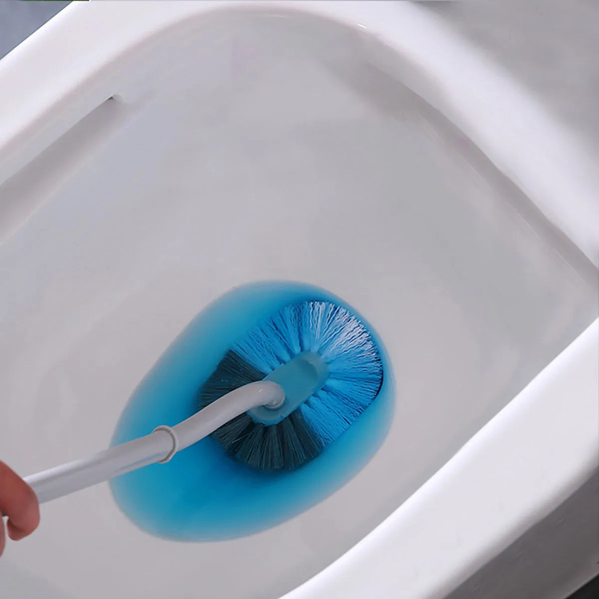 Household Toilet Long Handle Toilet Brush; Toilet Brush; Cleaning Wall-mounted Toilet; No Dead Corner Cleaning Toilet