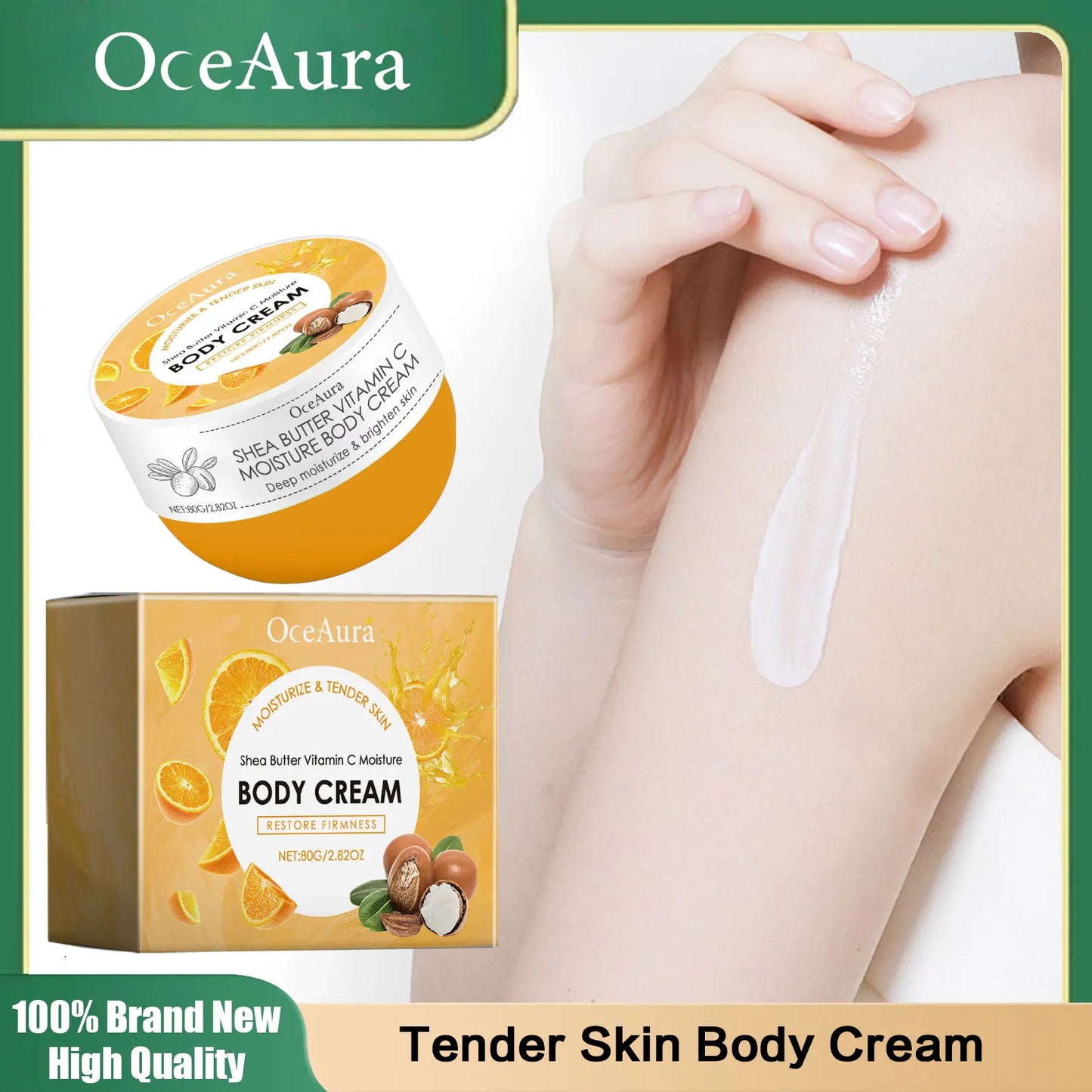 Shea Butter Body Face Cream Moisturize Nourishing Tighten Smoothing Dry Rough Skin Deep Hydration Cleansing Lotion Care Products