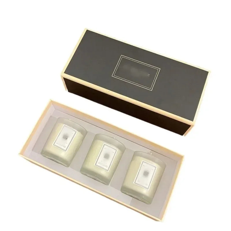 3pcs Scented Candles Romantic Air Fragrance Diffuser Fresh Home Lasting Aromatherapy Companion Christmas Gift