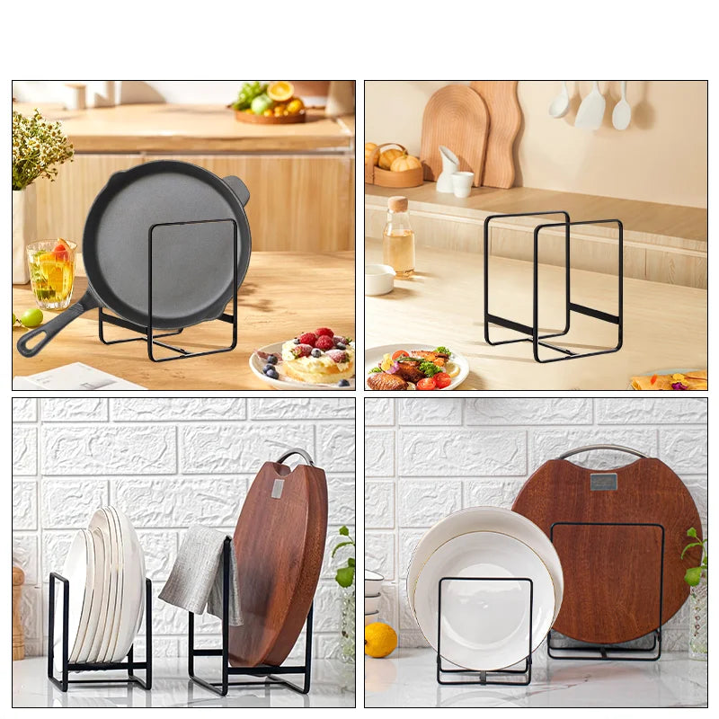 Kitchen Cabinet Plate Storage Countertop Dish Rack Drawer Dinner Plate Partition Drain Rack Layered Storage Rack Accessories