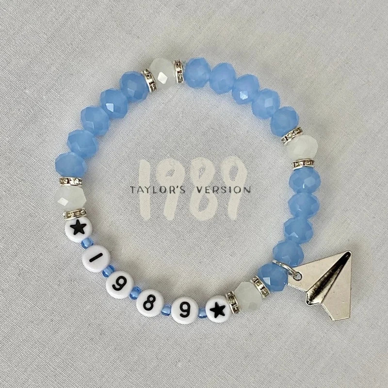 1989 Friendship Bracelet 1989 Out of Woods Taylor Inspired Paper Airplane Bracelet Taylor Jewelry Taylor Merch Taylor Gifts Idea
