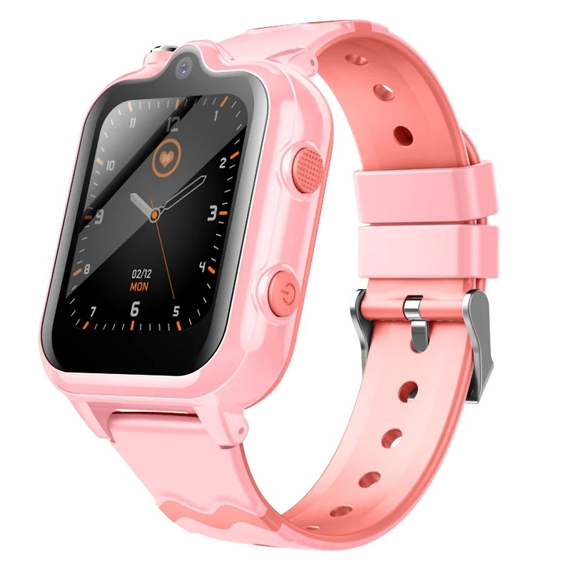 2025 New Smart Watches 4G Kids GPS AGPS LBS SOS Music Playback Dual Camera Smartwatch Waterproof 900mAh Boy Girl Children Gift