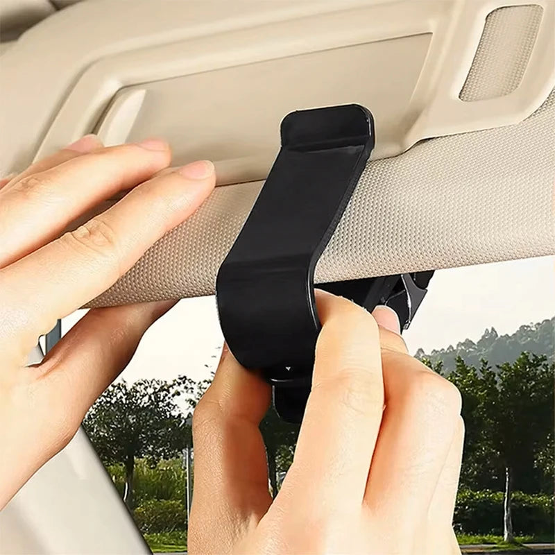 Car Accessories Car Sun Visor ABS Plastic Sunglasses Clip Glasses Holder Card Ticket Eyeglasses Of Fastener Clamp Auto Interior