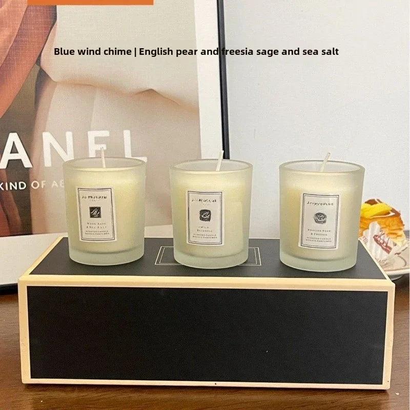 3pcs Scented Candles Romantic Air Fragrance Diffuser Fresh Home Lasting Aromatherapy Companion Christmas Gift