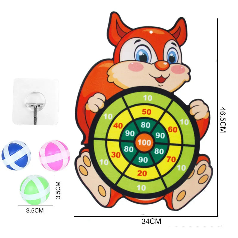 Educational Dart Board Games for Children Indoor Outdoor Party Play Games Kids Dartboard with Sticky Balls Sports Games For Kids