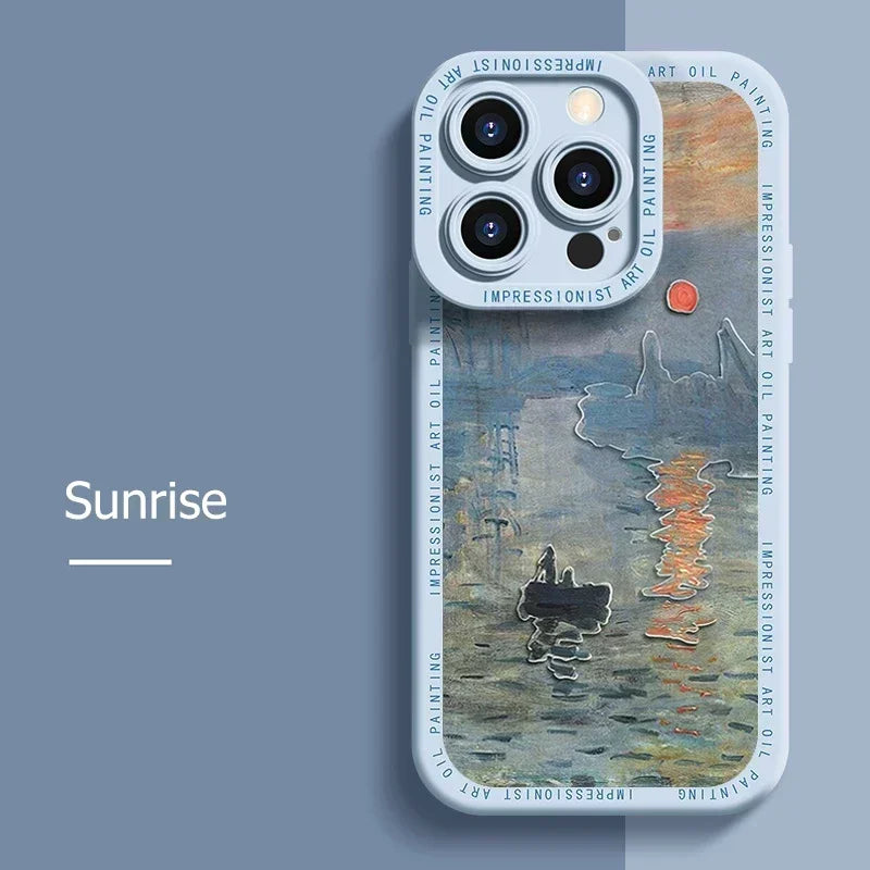 Luxury Art Coque Phone Cases for iPhone 11 13 12 14 15 Pro Max Case 15Plus 14Plus 14Pro 11Pro 12Pro 13Pro 15Pro 14 Pro Max Cover