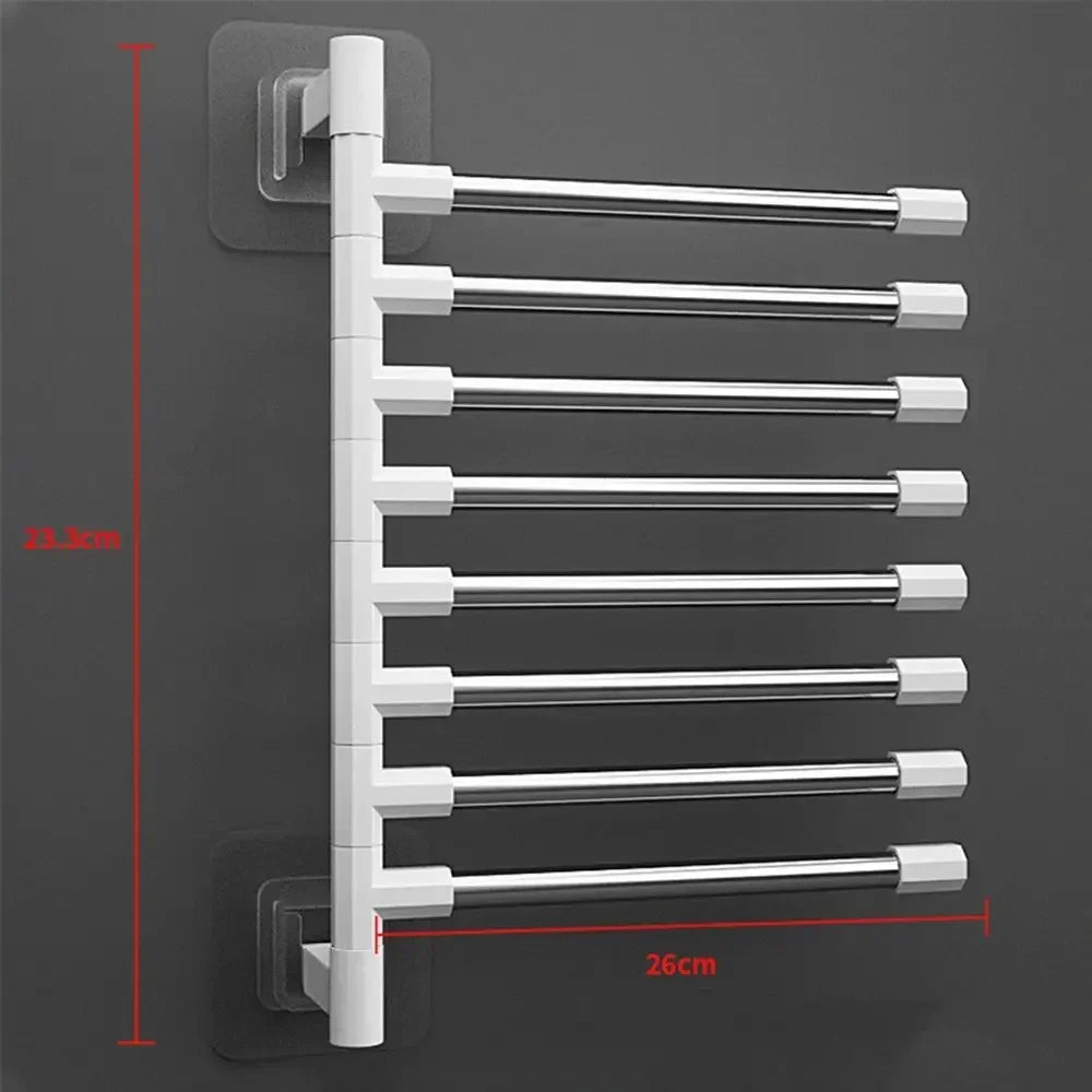 Towel Rack Bathroom Accessories Sets Kitchen Wall Shelf Without Drilling Mounted Organizers Storage Stainless Bath Shelves