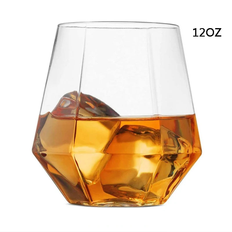 Plastic Spirits Stemless Wine Glasses for Red or White Wine (Set of 4)-12oz-14oz, Wine Tasting, Wedding, Anniversary, Party