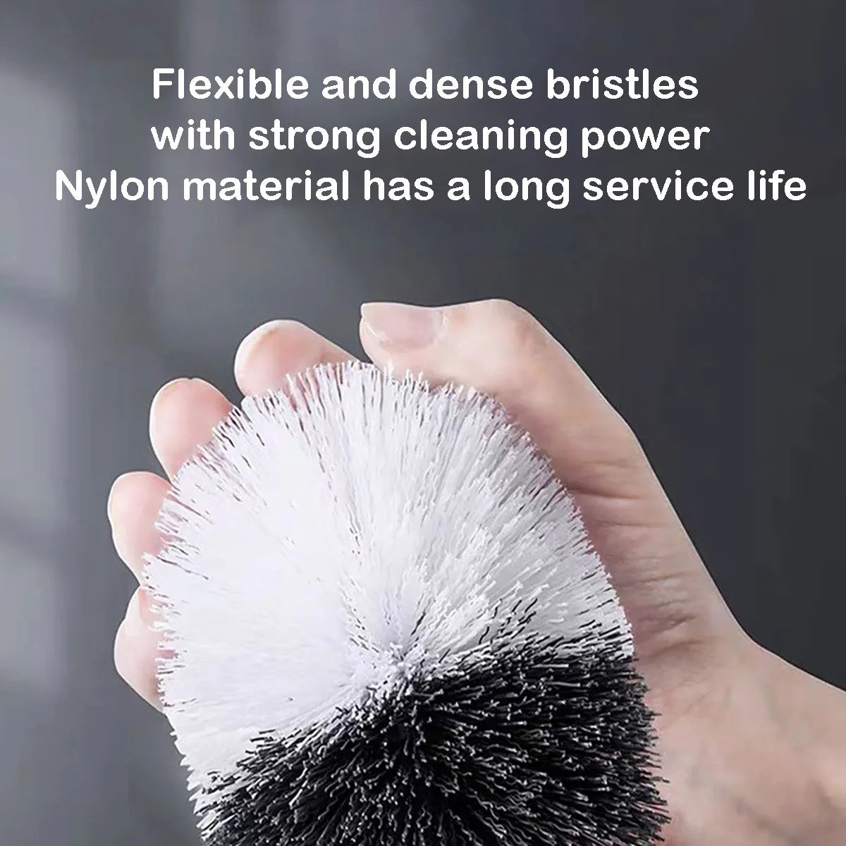 Household Toilet Long Handle Toilet Brush; Toilet Brush; Cleaning Wall-mounted Toilet; No Dead Corner Cleaning Toilet