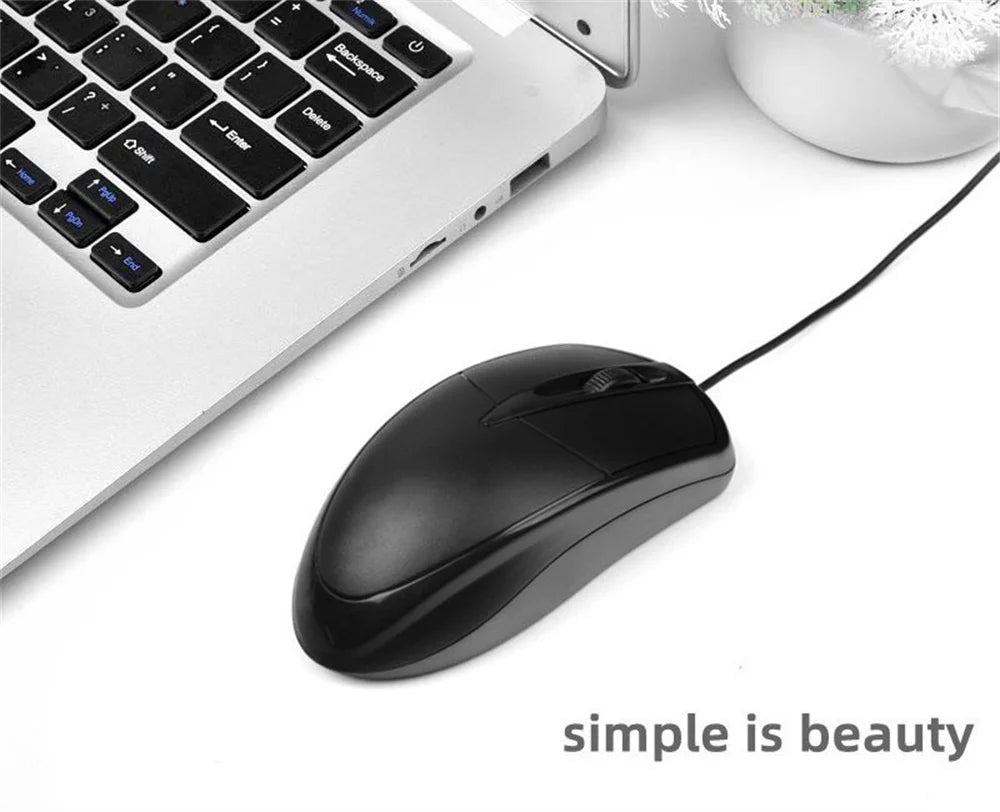 USB Interface Wired Mouse Gamer PC Notebook Desktop Computer Mouse Business Home Office General Mouse