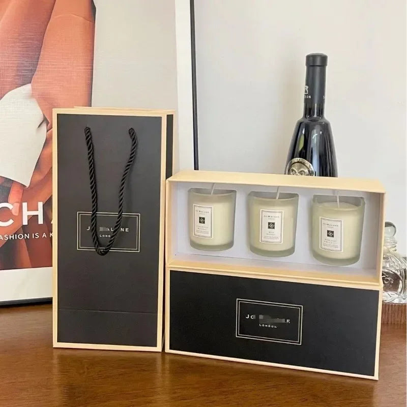 3pcs Scented Candles Romantic Air Fragrance Diffuser Fresh Home Lasting Aromatherapy Companion Christmas Gift