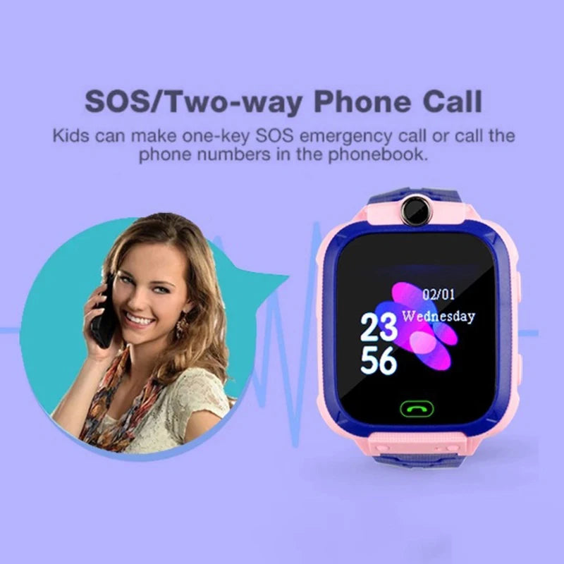 Smart Watch For Kids - Location, Camera, Video, Music, Games, Alarm, Calculator