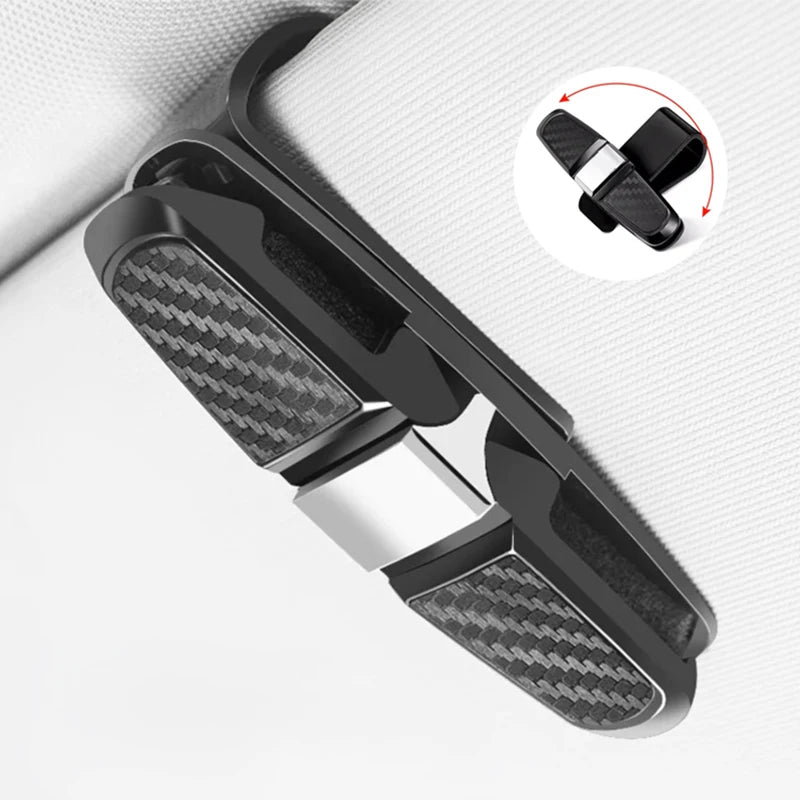 Car Accessories Car Sun Visor ABS Plastic Sunglasses Clip Glasses Holder Card Ticket Eyeglasses Of Fastener Clamp Auto Interior