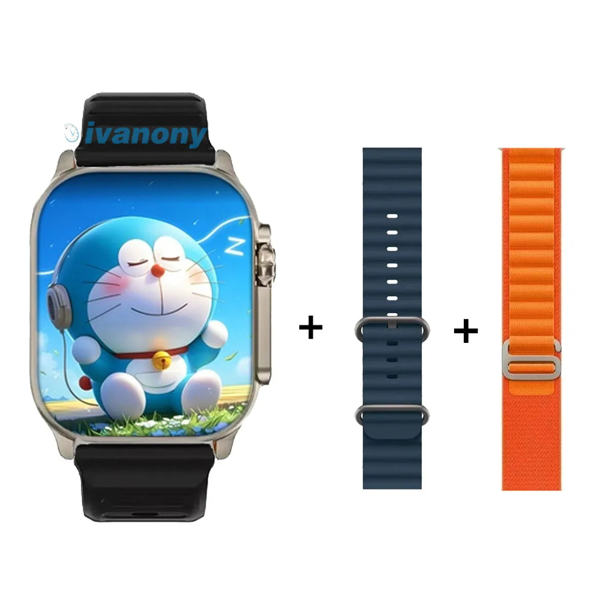 Smart Watch Hello Watch 3 Plus Ultra 2.04inch Amoled Screen Voice Assistant ChatGPT Ebook Compass Dual Core 49mm Smartwatch Men