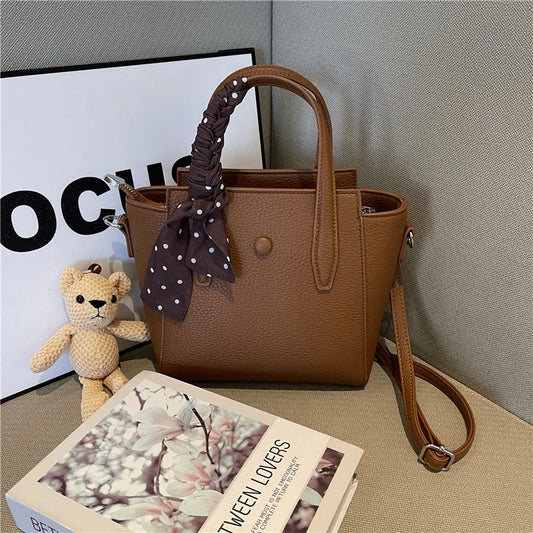 2025 New Women's Fashion Casual Bucket Bag | Trendy Versatile Shoulder/Crossbody/Handheld Tote