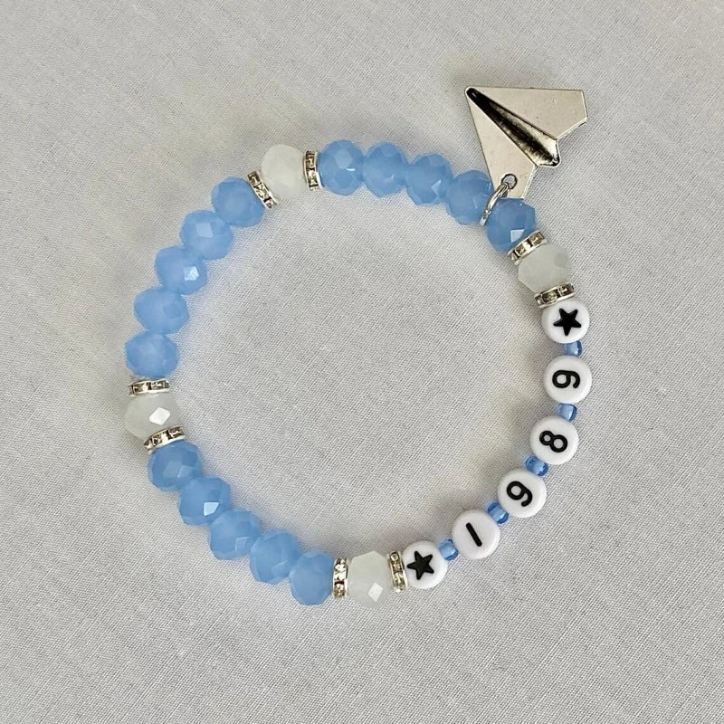 1989 Friendship Bracelet 1989 Out of Woods Taylor Inspired Paper Airplane Bracelet Taylor Jewelry Taylor Merch Taylor Gifts Idea