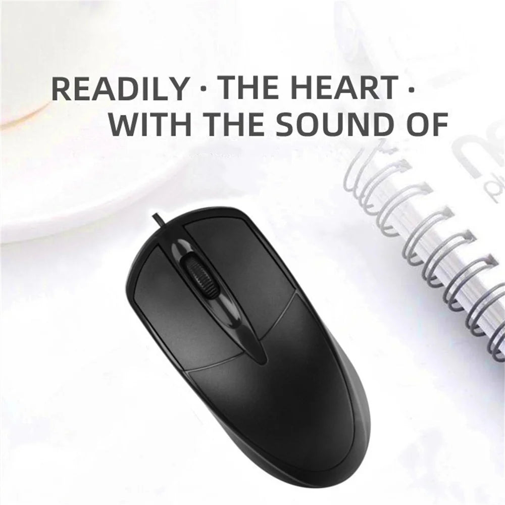 USB Interface Wired Mouse Gamer PC Notebook Desktop Computer Mouse Business Home Office General Mouse