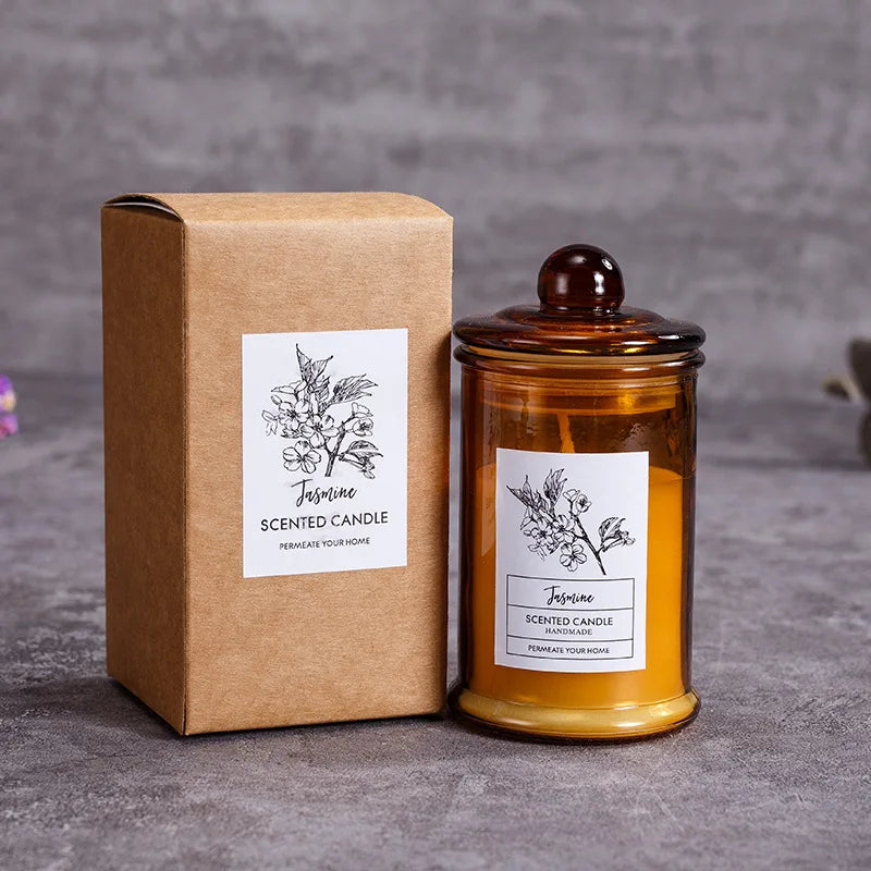 Aromatherapy Candles, Soy Wax, Small Tea Jars, Fragrance Gift, Handheld Gift