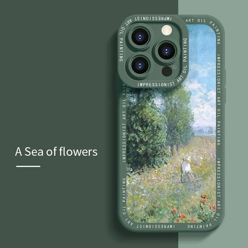Luxury Art Coque Phone Cases for iPhone 11 13 12 14 15 Pro Max Case 15Plus 14Plus 14Pro 11Pro 12Pro 13Pro 15Pro 14 Pro Max Cover