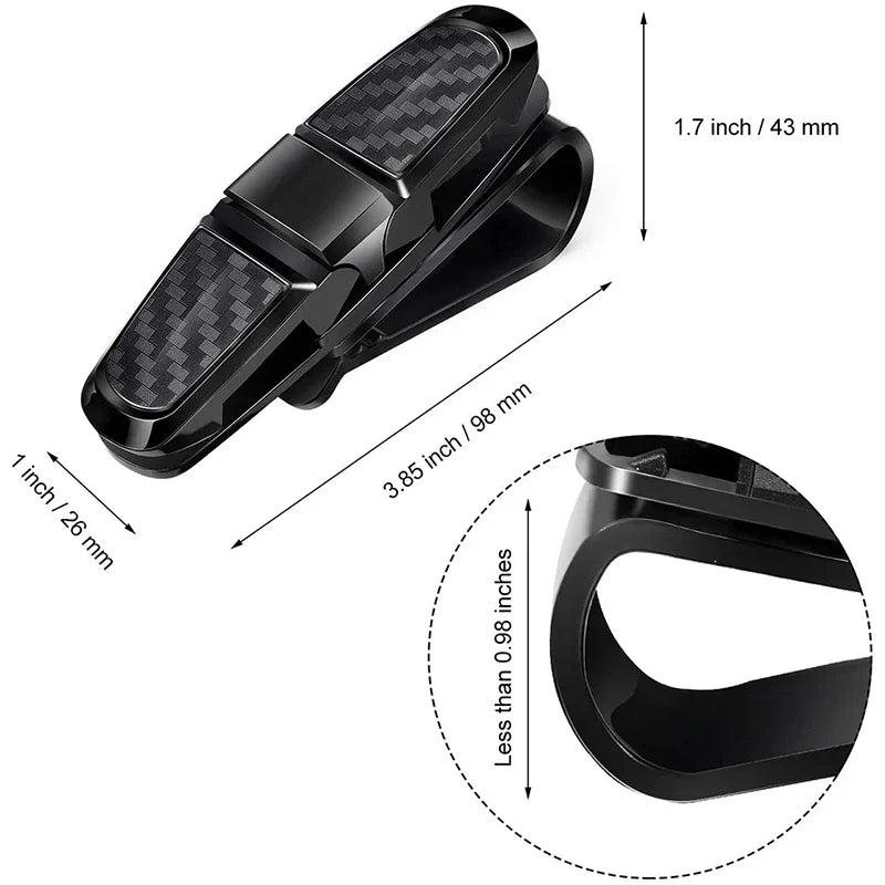 Car Accessories Car Sun Visor ABS Plastic Sunglasses Clip Glasses Holder Card Ticket Eyeglasses Of Fastener Clamp Auto Interior