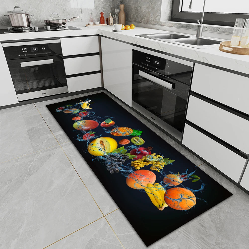 Kitchen Rug Durable Home Entrance Doormat High-end Kitchen Mats for Floor Waterproof House Hold Washable Non-slip Large Carpet